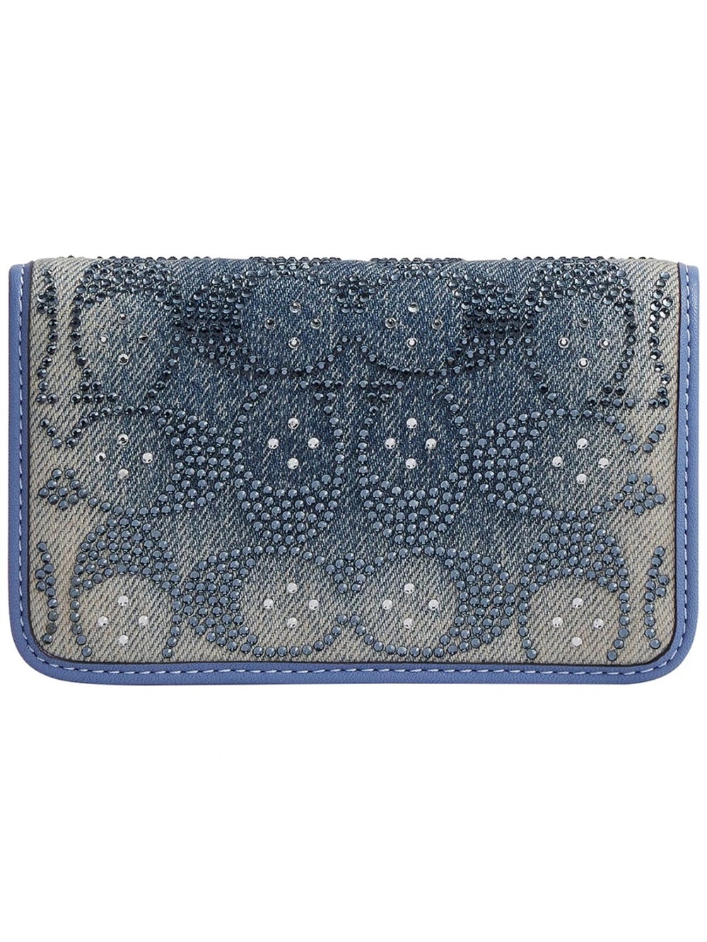 BNWT!!! Coach Denim Crystal Signature Essential Slim Card Case 💙💙